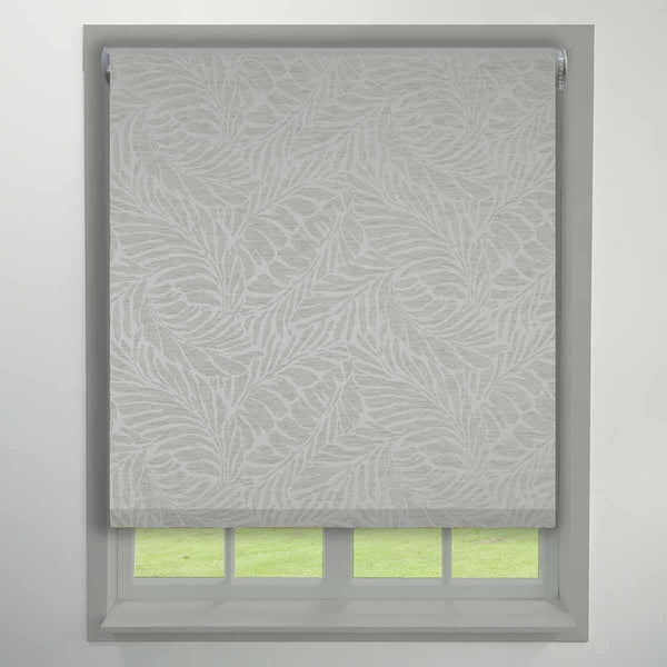 Ashley Made to Measure Roller Blind (Dim Out) Silver - Ideal