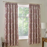 Ashmead Berry Pencil Pleat Curtains Pair - main product image