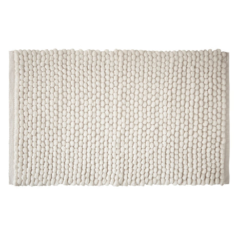 Bianca Aspen Bobble 50x80cm Bath Mat White