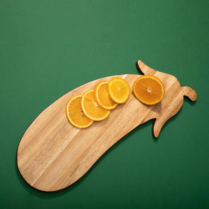 Aubergine Acacia Wood Chopping Board - Ideal