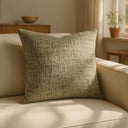 Avon Chenille Cushion Cover and Filled Cushion 18" x 18" (45cm x 45cm) by Sundour