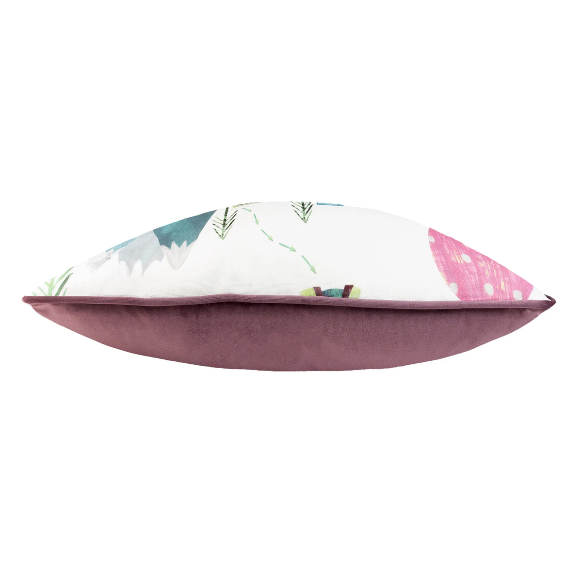 Away We Go Velvet Candyfloss Cushion Cover 55cm x 55cm - additional product view 3