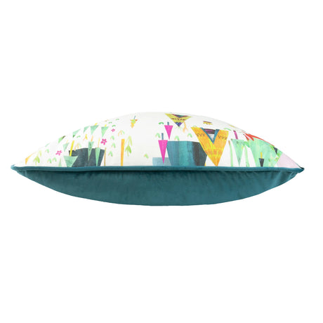 Away We Go Velvet Rainbow Cushion Cover 55cm x 55cm - additional product view 3