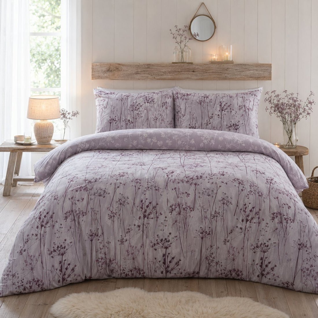 Azalea Eco Polycotton Duvet Cover Set