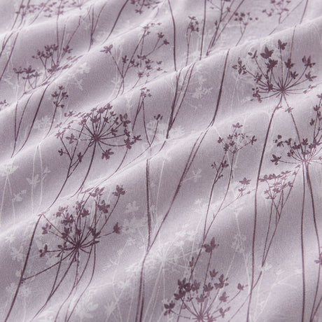 Macro close-up of the polycotton fabric on the Azalea Eco Polycotton Duvet Cover Set