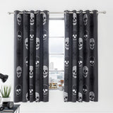 Skulls Eyelet Curtains by Catherine Lansfield