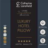 Luxury Hotel Pillow by Catherine Lansfield