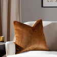 Malans Cut Velvet Cushion Cover 18" x 18" - Bronze