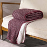 Nurrel Sherpa Throw Blanket 130cm x 180cm by furn.