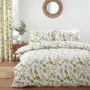 Grove Floral Fennel Duvet Cover Set