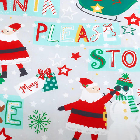 Santa Please Stop Here Duvet Cover Set