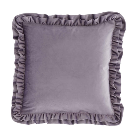 So Soft Velvet Touch Double Frill Cushion 17" x 17" (43cm x 43cm) by Catherine Lansfield