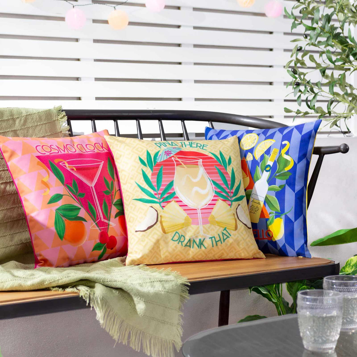 Flamingo Cushion Covers Funky Outdoor Cushions Limoncello Outdoor