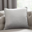 Laurence Llewelyn-Bowen Montrose Velvet Cushion Cover 43cm x 43cm - Silver