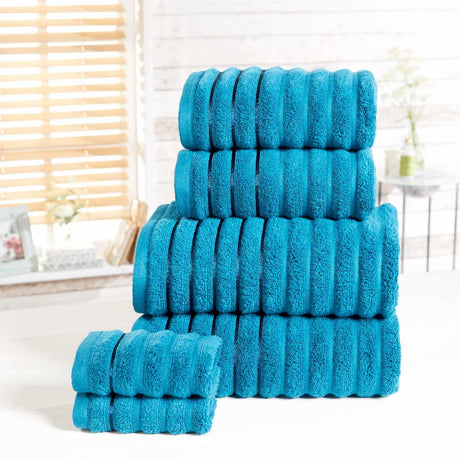 Ribbed 600gsm Towel Bale Set - 2 Piece and 6 Piece by Rapport Home