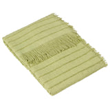 Hazie Woven Fringed Throw Blanket 130cm x 180cm by furn.