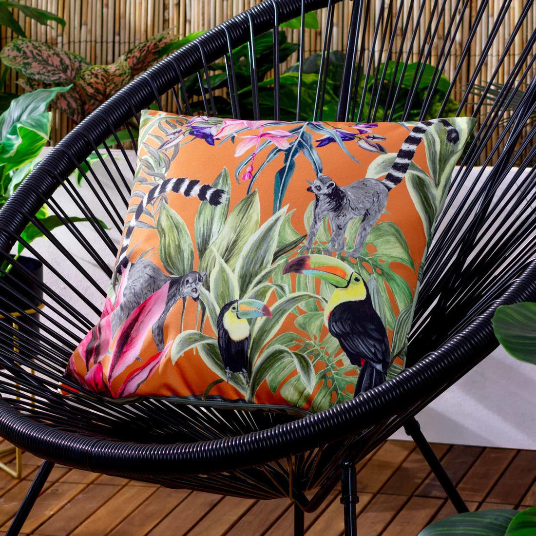 Kali Animals Outdoor Cushion Cover 43cm x 43cm