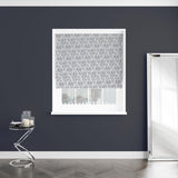 Metz Grey Made To Measure Roman Blind by Style Furnishings