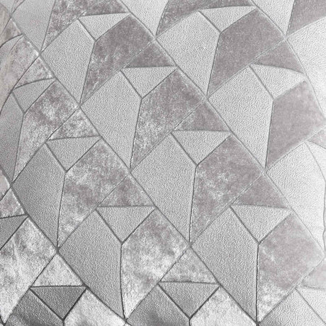 Quentin Velvet Silver Cushion Cover by Appletree Loft