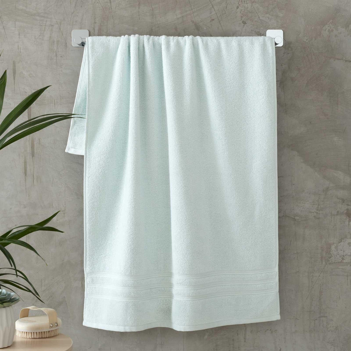 Catherine Lansfield Zero Twist 100% Cotton 500gsm Towels - Duck Egg