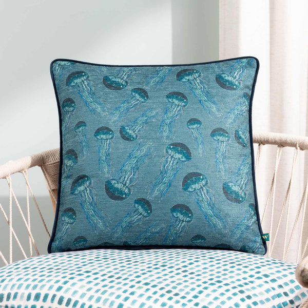 Abyss Jellyfish Cushion Cover