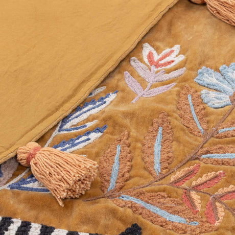 White Tiger Throw Gold by Wylder Tropics