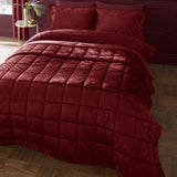 Kingsley Matt Velvet Bedspread by Catherine Lansfield