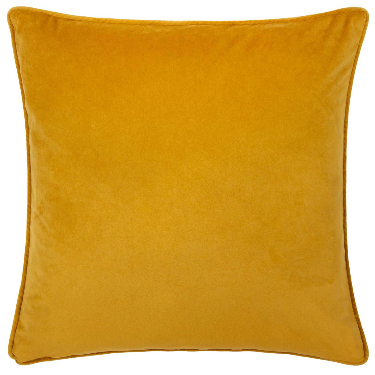 Alentejo Piped Velvet Cushion Cover 17" x 17" (43cm x 43cm) by furn.