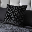 Lattice Cut Velvet Cushion by Catherine Lansfield
