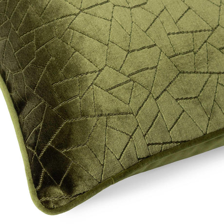 Malans Cut Velvet Cushion Cover 18" x 18" by Paoletti