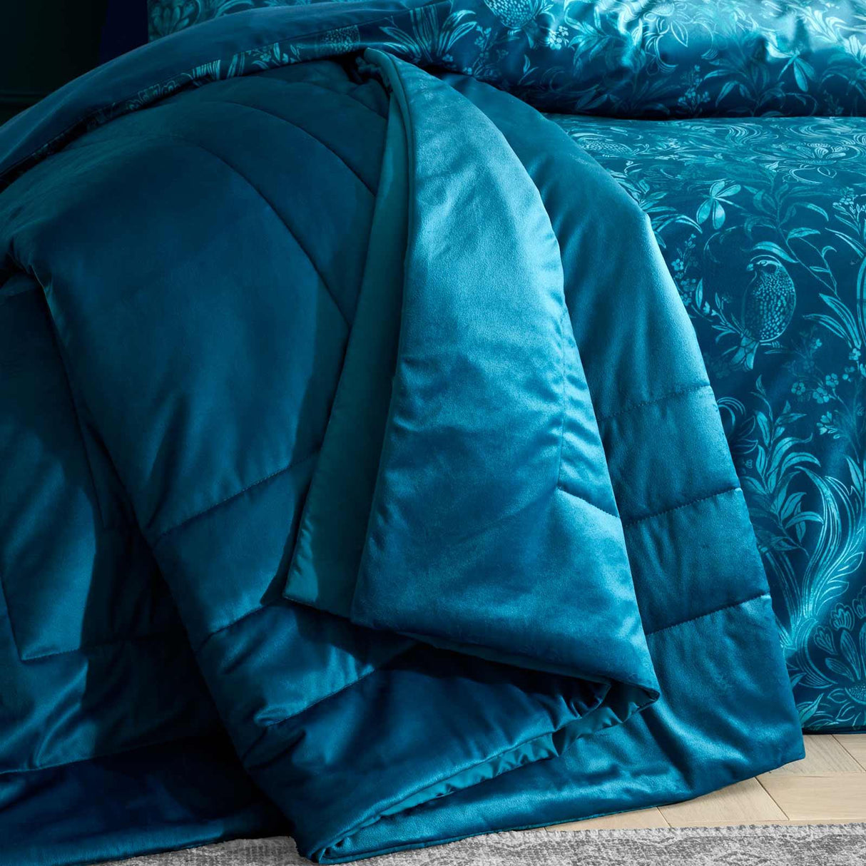 Bridgerton Regal Velvet Bedspread by Catherine Lansfield