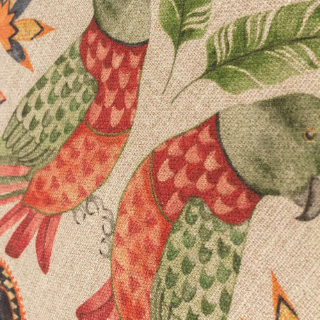 Akamba Tropical Birds and Palm Trees Cushion Covers by Wylder Tropics