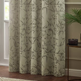 Bamboo Fully Lined Jacquard Eyelet Curtains Champagne - image 5
