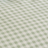 Catherine Lansfield Bamford Gingham Check Fitted Sheet Green