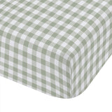 Catherine Lansfield Bamford Gingham Check Fitted Sheet Green