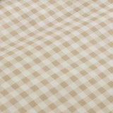 Catherine Lansfield Bamford Gingham Check Fitted Sheet Natural