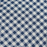 Catherine Lansfield Bamford Gingham Check Fitted Sheet Navy Blue