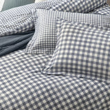 Barton Navy 100% Cotton Duvet Cover Bedding Set - additional product view 3
