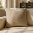 Bath Textured Chenille Cushion Cover and Filled Cushion 18" x 18" (45cm x 45cm) by Sundour