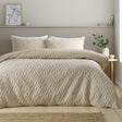 Catherine Lansfield Jacob Geo Geometric Duvet Cover Set - Natural