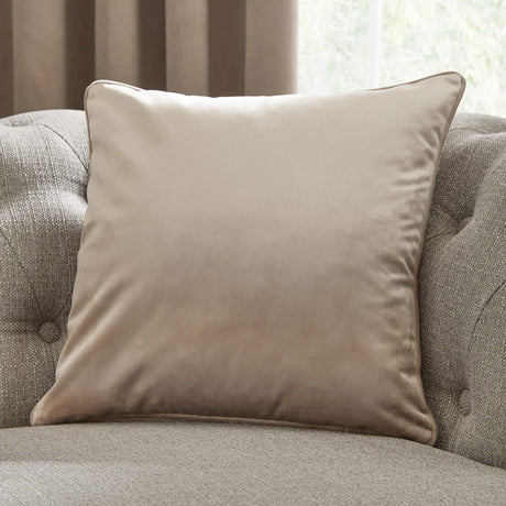 Laurence Llewelyn-Bowen Montrose Velvet Cushion Cover 43cm x 43cm - Linen