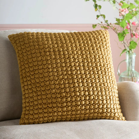 Appletree Heritage Bobble Textured Natural Filled Cushion 3