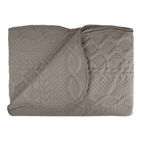 Aran Textured Bedspread Set by Emma Barclay