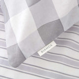 Check and Stripe Duvet Cover & Fitted Sheet Collection by Bianca