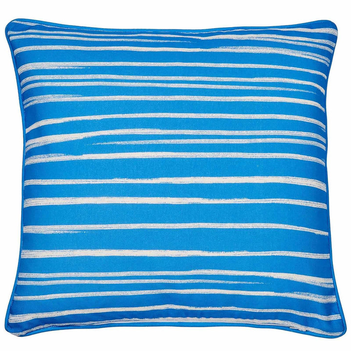 Beach Huts Blue Outdoor Cushion Cover - Ideal