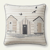 Beach Hut Outdoor Cushion Cover 43cm x 43cm 6
