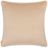 Bee Deco Geometric Velvet Champagne Cushion Cover 43cm x 43cm - additional product view 2