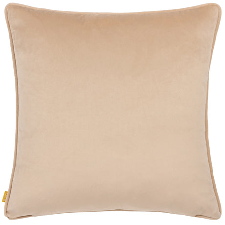 Bee Deco Geometric Velvet Champagne Cushion Cover 43cm x 43cm - additional product view 2