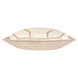 Bee Deco Geometric Velvet Champagne Cushion Cover 43cm x 43cm - additional product view 3