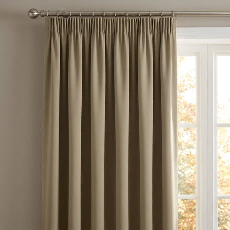 Essential 95% Blackout Tape Top Pencil Pleat Curtains 2